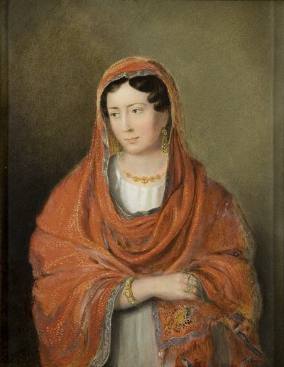 Retrato de una Dama, c.1820 de Rolinda Sharples