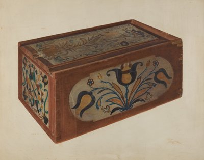 Caja de velas alemana de Pensilvania de Rolland Livingstone