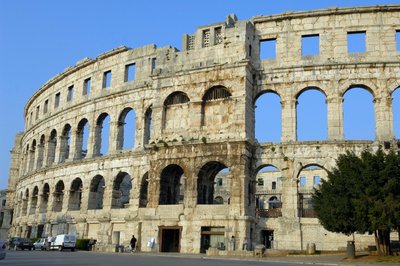 Anfiteatro de Pula, Croacia de Roman