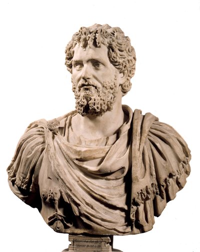 Arte de Roma: Busto del Emperador Romano Septimio Severo (emperador 193 - 211 d.C.) de Roman