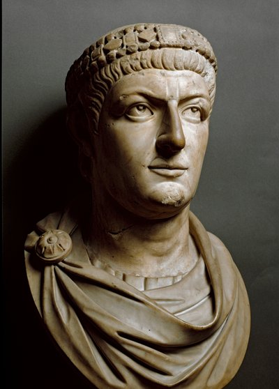 Busto de Constantino el Grande de Roman