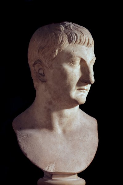 Busto de Druso el Joven, hijo del emperador romano Tiberio de Roman