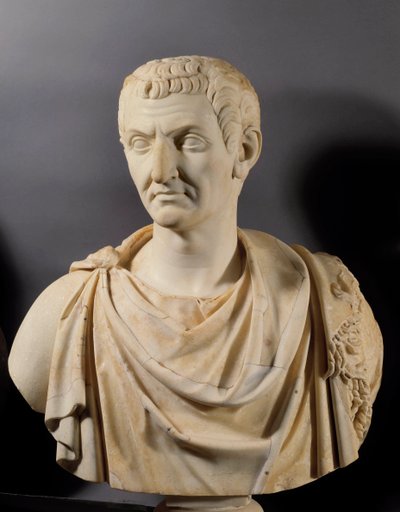 Busto del emperador Nerva (Marcus Cocceius Nerva) de Roman