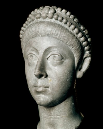 Busto del Emperador Romano de Oriente Flavio Arcadio (377-408) de Roman