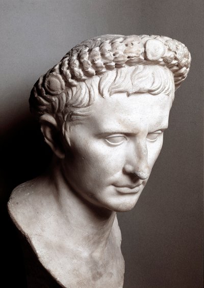 Busto del Emperador Romano Augusto (Cayo Julio César Octaviano) (63 a.C.-14 d.C.) Roma, Musei Capitolini - Busto del Emperador Romano Augusto (Cayo Julio César Octaviano) (63 a.C.-14 d.C.). Mármol. Musei Capitolini, Roma, Italia de Roman