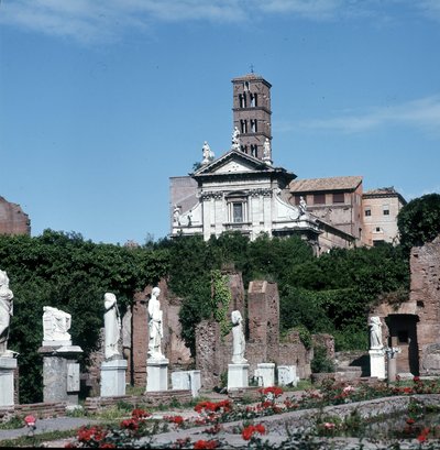 Casa de las Vestales, Foro Romano, Roma, Italia. de Roman
