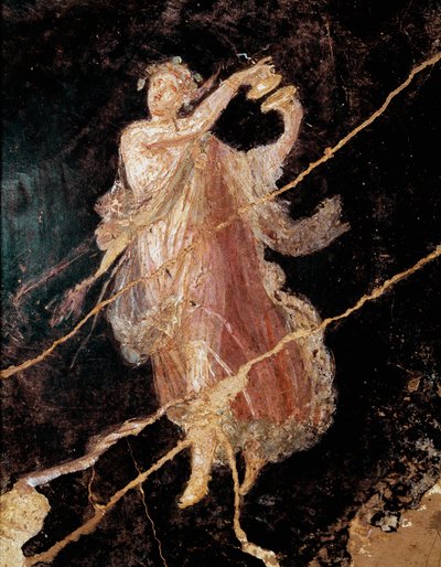 Bailarina con címbalos (detalle) de Roman