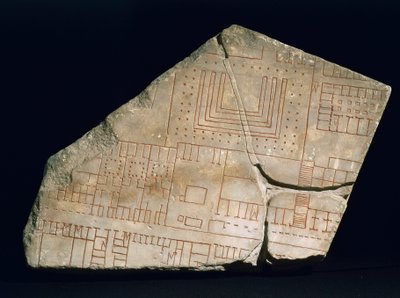 Fragmento de Forma Urbis Severiana, siglo III (mármol) de Roman
