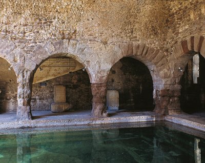 Frigidarium, Caldes de Montbui, Barcelona, España, siglo II-I a.C. de Roman