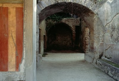Vista de la Villa de los Misterios, Pompeya de Roman