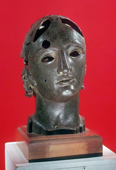 Cabeza de Apolo, de Nimes, siglo I-II de Roman