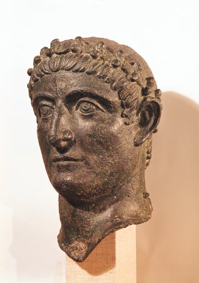 Cabeza de Constantino el Grande (c.274-337) de Roman