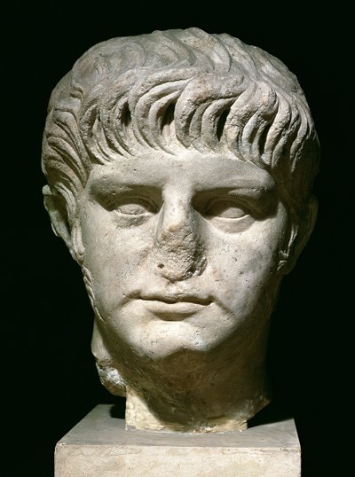 Cabeza de Nerón (37-68 d.C.) de Roman