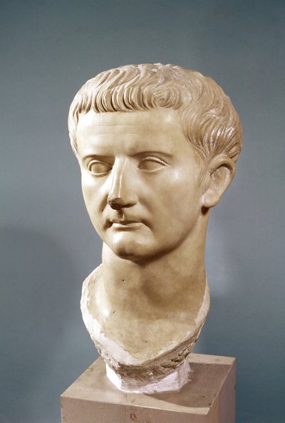 Cabeza del Emperador Tiberio (42 a.C.-37 d.C.) de Roman
