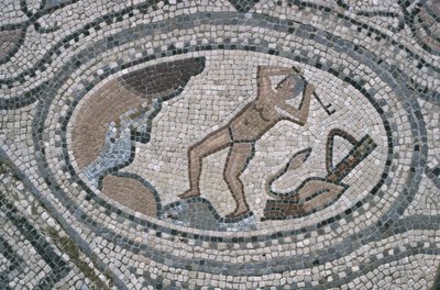 Hércules y los establos de Augías, del suelo de 