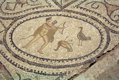 Hércules y los pájaros de Estínfalo, del suelo de 