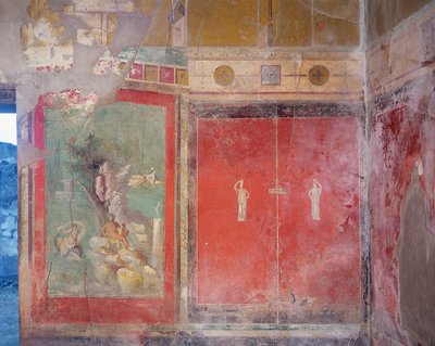 Hércules en el jardín de las Hespérides, de la Casa del Sacerdote Amandus, c.15 a.C.-50 d.C. de Roman
