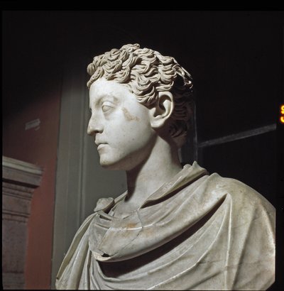Busto de mármol del Emperador Cómodo (siglo II) de Roman