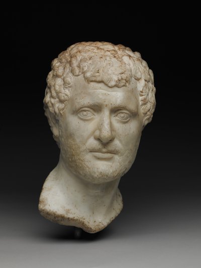 Cabeza de retrato de un hombre, c.A.D. 130-145 de Roman