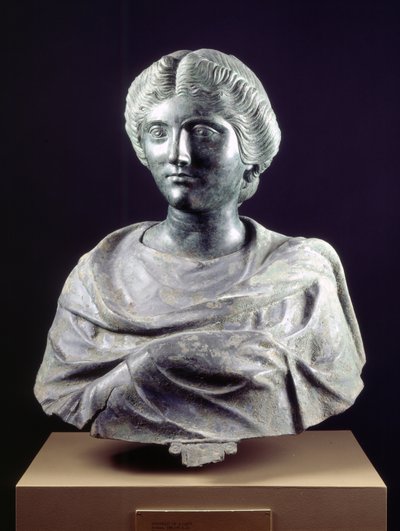 Retrato de una dama, posiblemente la hija de Marco Aurelio de Roman