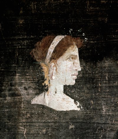 Retrato de una mujer probablemente Cleopatra de Roman