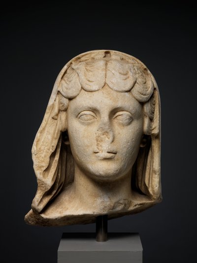 Retrato de la Emperatriz Faustina la Joven, c.161-180 d.C. de Roman