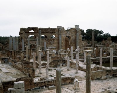 Baños públicos construidos bajo el emperador Adriano, siglo II de Roman