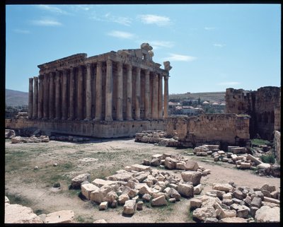 Restos del templo de Baco de Roman