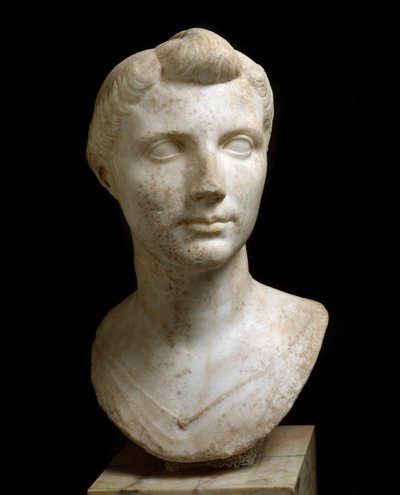Arte romano: Busto de Octavia Thurina Minor (Octavia Menor o Octavia la Joven) (69 a.C.-11 a.C.) de Roman