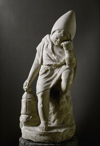 Arte romano: “Esclavo durmiente” Escultura. Siglo I a.C. Roma, Museo Nacional Romano de Roman
