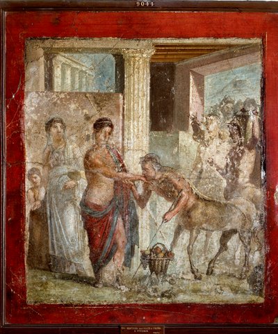 Arte romano: El centauro asiste a la boda de Pirítoo y Hipodamía de Roman