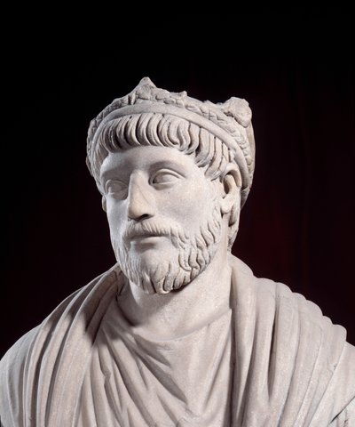 Arte grecorromano: Escultura del emperador romano Juliano el Apóstata (331-363) de Roman