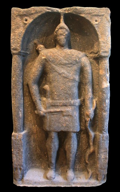 Lápida romana que representa a un arquero hamiano (sirio), c.125-40 d.C. de Roman