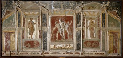 Arte romano: grupo dionisíaco. Siglo I. De Pompeya. Nápoles, Museo Arqueológico Nacional de Roman