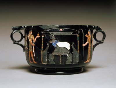Arte romano: copa con motivos egipcios de Roman