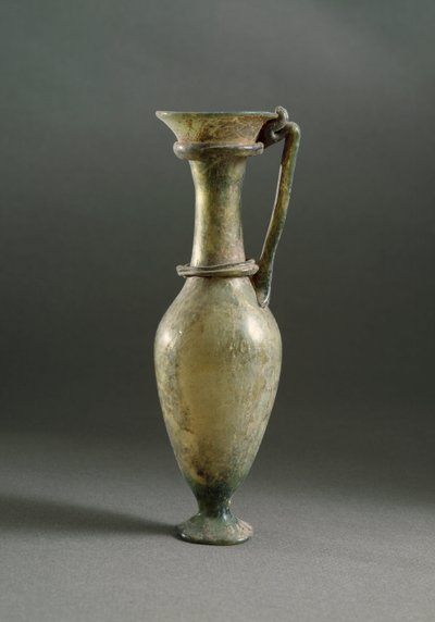 Arte romano: jarrón de vidrio de Ampurias de Roman