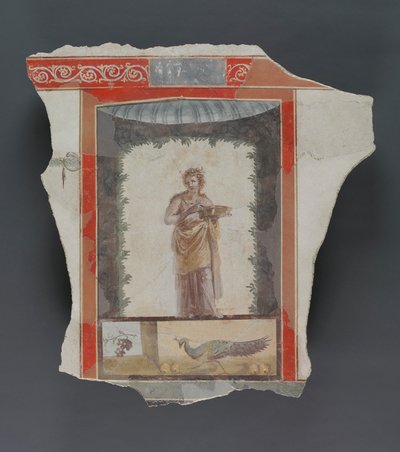 Fragmento de fresco romano de Roman