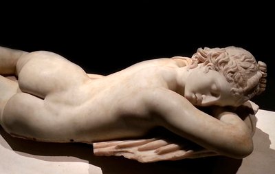Hermafrodita Durmiente: arte romano, siglo I a.C. de Roman