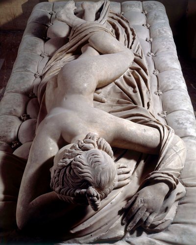 Hermafrodita dormido, escultura romana del siglo II a.C. de Roman