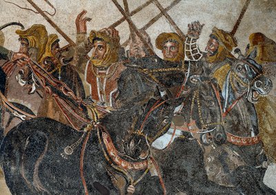 La Batalla de Issos ganada por Alejandro III el Grande contra Darío de Roman