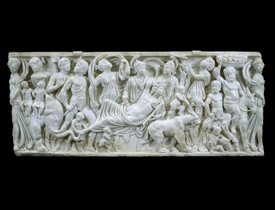 El triunfo indio de Dionisio, 180-195 d.C. de Roman