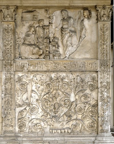 El sacrificio de Eneas a los Penates de Roman