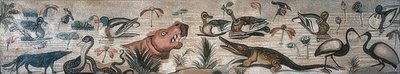 Animales en el Nilo, de la Casa del Fauno, Pompeya de Roman