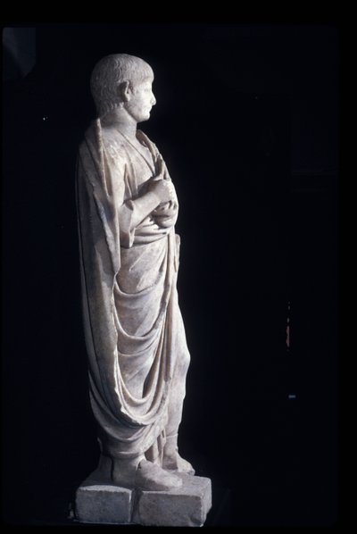 Estatua togada del joven Nerón, c.50AD de Roman