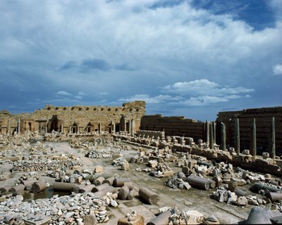 Vista del Foro de Septimio Severo de Roman
