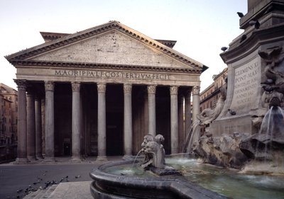 Vista del Panteón, 27-125 d.C. de Roman