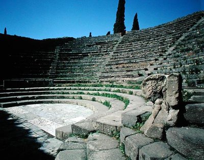 Vista del Teatro Piccolo de Roman