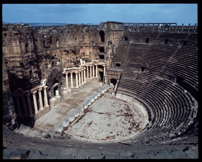 Vista del teatro de Roman