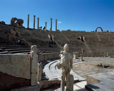 Vista del teatro de Roman