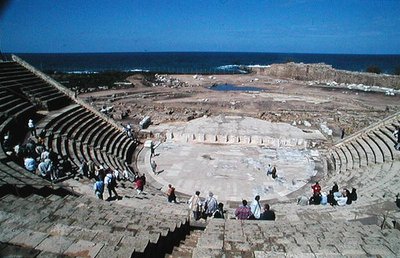 Vista del teatro de Roman